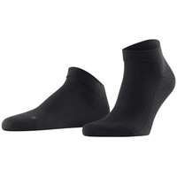 Falke Herren Socken, Baumwolle, Logo, einfarbig Schwarz 43-46