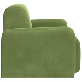 vidaXL Relaxsessel 61 x 95 x 69 cm Hellgrün Samt