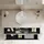 Burgbad Waschtischunterschrank 2 Schubladen 120 x 55 x 0 cm Lichtgrau Matt