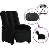 vidaXL Relaxsessel Elektrisch 93 x 101 x 93 cm Schwarz mit Rollen