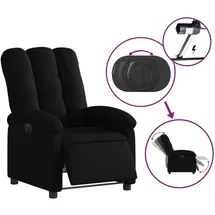 vidaXL Relaxsessel Elektrisch 93 x 101 x 93 cm Schwarz mit Rollen