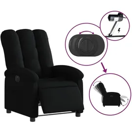 vidaXL Relaxsessel Elektrisch 93 x 101 x 93 cm Schwarz mit Rollen