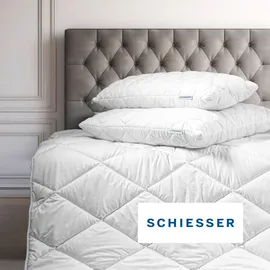 SCHIESSER Ganzjahresbettdecke Hygge | 155 x 220 cm | Weiß