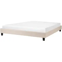 Beliani Polsterbett 180 x 200 cm Beige