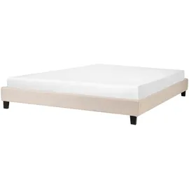 Beliani Polsterbett 180 x 200 cm Beige