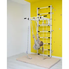 JEFlex Verstärkte Sprossenwand ClimbMaxx M8 - weiß - Weiß