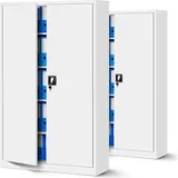 Jan Nowak C001II Aktenschrank 185 cm x 115 cm x 40 cm weiß