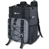 Kühlrucksack 20L Kühltasche Rucksack Groß Faltbar, 24 Dosen Kühl Rucksack Gross Thermo Rucksack Isolierte Rucksack mit Kühlfach Kühlrucksäcke Einkaufsrucksack für Strand/Picknick/Camping/BBQ/Ausflüg