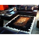 Vip-leather NEU KUHFELL Patchwork Teppich (120 cm x 180 cm)