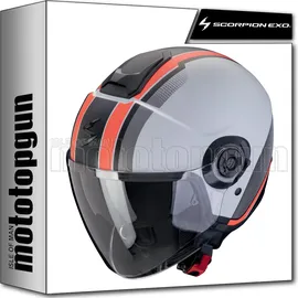 Scorpion Exo-City II Vel Matt Grau/Rot S