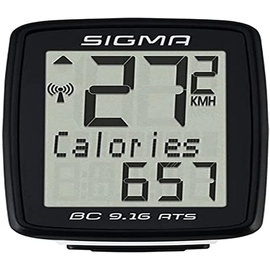 Sigma Sport BC 9.16 ATS Drahtloser Fahrradcomputer Schwarz
