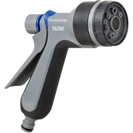 Tatay Premium Schlauchpistole Universalverbinder 7 Positionen grau/schwarz