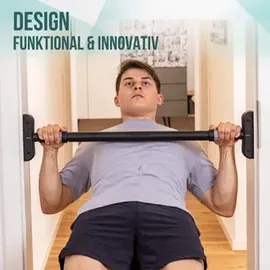 PULLUP & DIP Klimmzugstange Schwarz