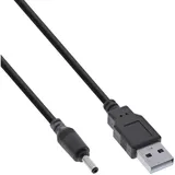 InLine USB DC Stromadapterkabel, USB A Stecker zu DC 3,5x1,35mm 3m