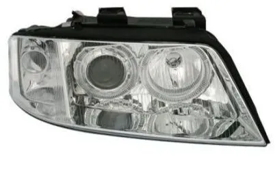 Kristallscheinwerfer für AUDI A6 (1997–2000) mit serienmäßigem Xenon – Chrom