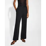 Someday Damen Wide Leg Pants | CEVIL FINE Wide Leg Pants aus feinem Rippjersey Black, 40 - 40W
