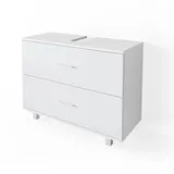 Vicco Waschbeckenunterschrank Ilias Weiß 80 x 61 cm