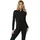 super.natural LUX Zip Polo schwarz XL