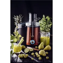 Adler Entsafter 1000W elektrische Saftpresse schwarz Kupferfarben