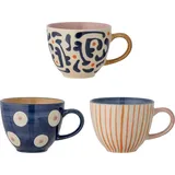 Bloomingville Eviaya Tasse 0,29 l Blau 3 St.