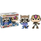 Funko Pop! Marvel vs. Capcom: Rocket vs. Mega Man X Vinyl Bobble-Head 2er Pack