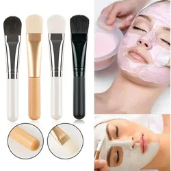 Gesichtsmaskenpinsel, flach, weiches Haar, Gesichtsreinigung, Hautpflege, Mixer, Foundation-Applikator, Concealer-Pinsel, Schönheits-Make-up-Werkzeug