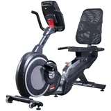 U.N.O. FITNESS Liege-Ergometer »RC 70«, (mit Tablet-Halterung), Schwungmasse ca. 12 kg, 32 Widerstandsstufen, silberfarben),