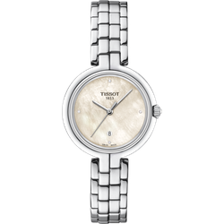 Tissot T-Lady FLAMINGO T094.210.11.116.02 - 4 Diamanten,Perlmutt hell,silber - 30mm