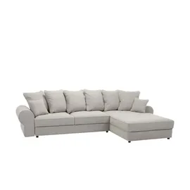 Sofa.de Ecksofa mit Schlaffunktion Ibbie ¦ beige ¦ Maße (cm): B: 320 H: 90 T: 186.0