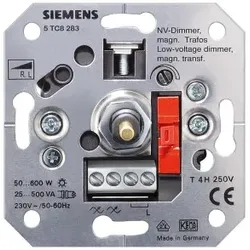 Siemens 5TC8283 NV-Dimmer für magn. Trafos, R, L mit Druck-aus/Wechselschalter UP
