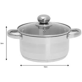 Kinghoff Kochtopf 18 cm rund