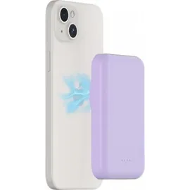 Bigben Connected MS10WPB5000MAHLV, 5000 mAh, Kabelloses Aufladen, Violett - Violett