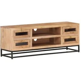 vidaXL TV-Schrank 110x30x40 cm Akazie Massivholz