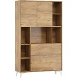 BIM Furniture / Klappbare megan 2 Schreibtisch Haushaltsbüro Computertisch burgunder eiche