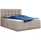 Sofnet Boxspringbett Best mit 2 Bettkästen, Doppelbett mit Bonell-Matratze und Topper, Bett - 180 x 200 cm, Schlafzimmer, Betten, Boxspringbetten