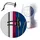 Neo-Sport Torwand Blau 180 x 120 cm