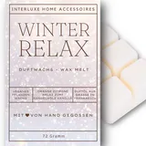 Interluxe Duftwachswürfel Duftwachsblock Duft Duftnote Duftrichtung Winter Relax angenehm duftend Waxmelt 100% pflanzlich Duftwachs Wachs mit Duftöl