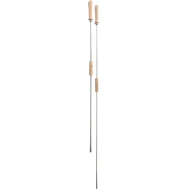 Eduplay Stockbrot Spieß 70 cm Edelstahl weiß