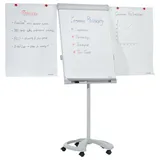 Franken Flipchart PRO Deluxe Mobil 67 x 95 cm Hellgrau