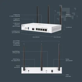 TP-Link Festa FR365 AX3000 Gigabit VPN Router