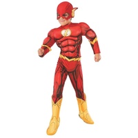 Rubie ́s Kostüm DC Flash, Dieser Muskelanzug flasht total! rot 128