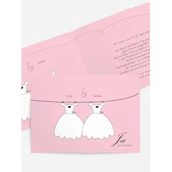 Einladungen zur Hochzeit selbst gestalten mit Spruch und Fotos im Onlinedesigner bei Meine-Kartenmanufaktur.de