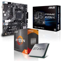 Memory PC Aufrüst-Kit Bundle AMD Ryzen 5 5600GT 6X 4.6 GHz, 16 GB DDR4, A520M-K, komplett fertig montiert inkl. Bios Update und getestet