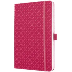 Sigel JN105, Muster, Pink, A5, 174 Blätter, Liniertes Papier, Hardcover