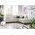 Candy Ecksofa "Mainau modern und elegant, mit gutem Sitzkomfort, L-Form", weiß, B:257cm H:89cm T:220cm, Struktur ( 100% Polyester);Luxus-Microfaser weich: 98% Polyester, 2% Nylon, ;Struktur weich (mit Wasser zu reinigen): 16% Baumwolle, 79% Polyester, 5%