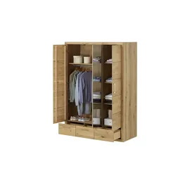 Smart Kleiderschrank Oslo 150 x 209 x 62 cm mehrfarbig