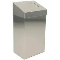 Proregal Robuster Abfallbehälter mit Pushdeckel 50 Liter, HxBxT 68x38x25cm