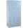 Mendler Schließfach Boston T829, Schließfachschrank Wertfachschrank Spind, Metall 6 Fächer ~ blau