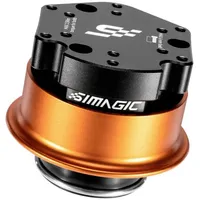 simagic Third Party Schnellwechselsystem Adapter (PC), Schwarz, Orange