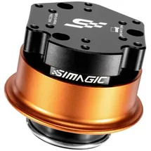 simagic Third Party Schnellwechselsystem Adapter (PC), Schwarz, Orange